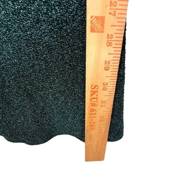 Show Me Your Mumu Martina GREEN GLITTER Jumpsuit Tie Front WOMENS SIZE LARGE Htf - Picture 7 of 9